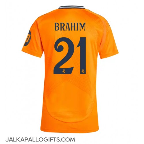 Real Madrid Brahim Diaz #21 Vieraspaita Naiset 2024-25 Lyhythihainen